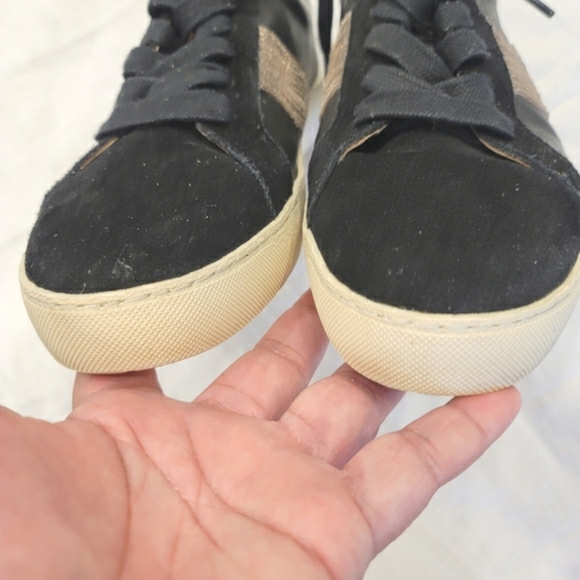 Frye Webster Wave Low Lace Leather Sneakers - Sz 8W - Picture 3 of 10